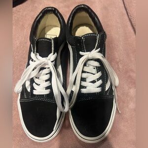 Vans Classic Black and White Shoes